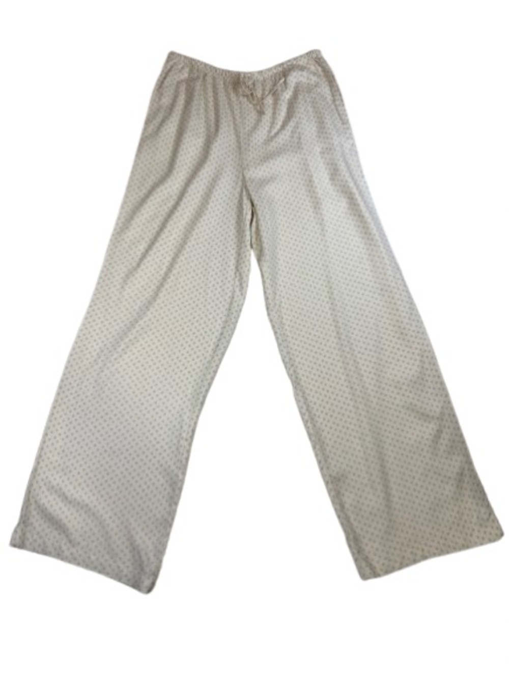Sincerely Jules Lounge Pants Sz Medium Cream Blue Ditsy Floral  Drawstring NWOT - Picture 11 of 11